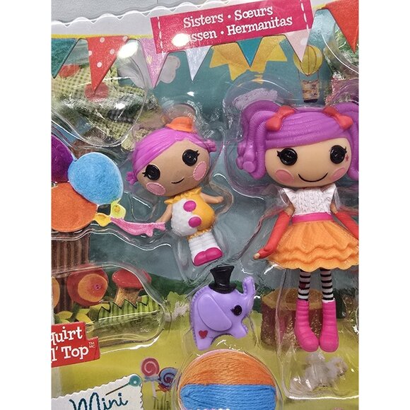 Lalaloopsy Mini Littles Sisters Squirt Lil & Peanut Big Top Sealed New Toy Doll - Picture 3 of 4